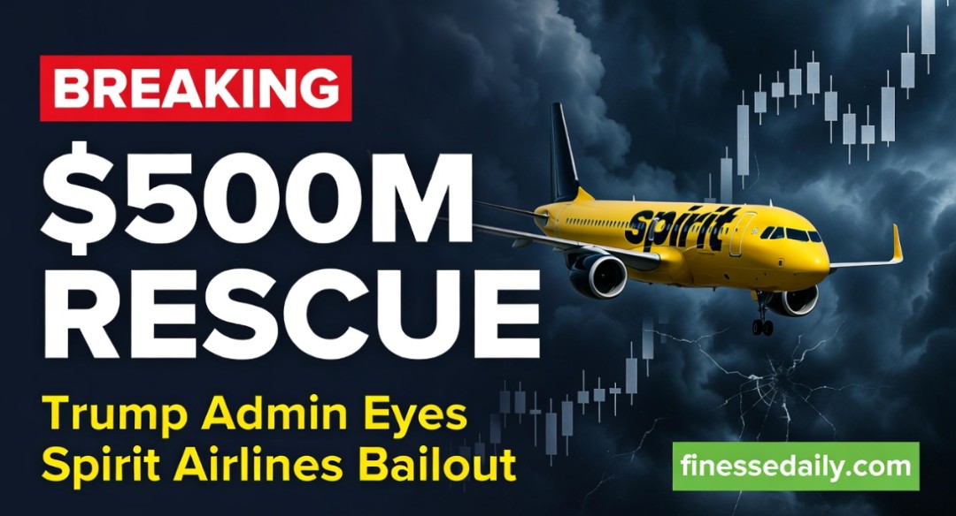 Trump Administration Nears $500M Spirit Airlines Rescue Package