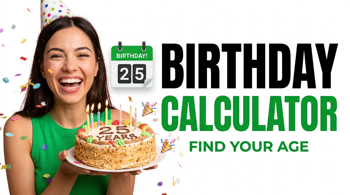 birthday calculator, birthday calculator date of birth, calculate your age, how old am I, age calculator, exact age calculator, days lived calculator, how many days old am I, birthday countdown calculator, age in days calculator, calculate age from date of birth, how old am I in days, birthday calculator online, free age calculator, next birthday countdown, age calculator by date of birth, how many days until my birthday, calculate my birthday, age finder, date of birth calculator, how old will I be, years months days calculator, birthday age calculator, calculate exact age, how old am I today