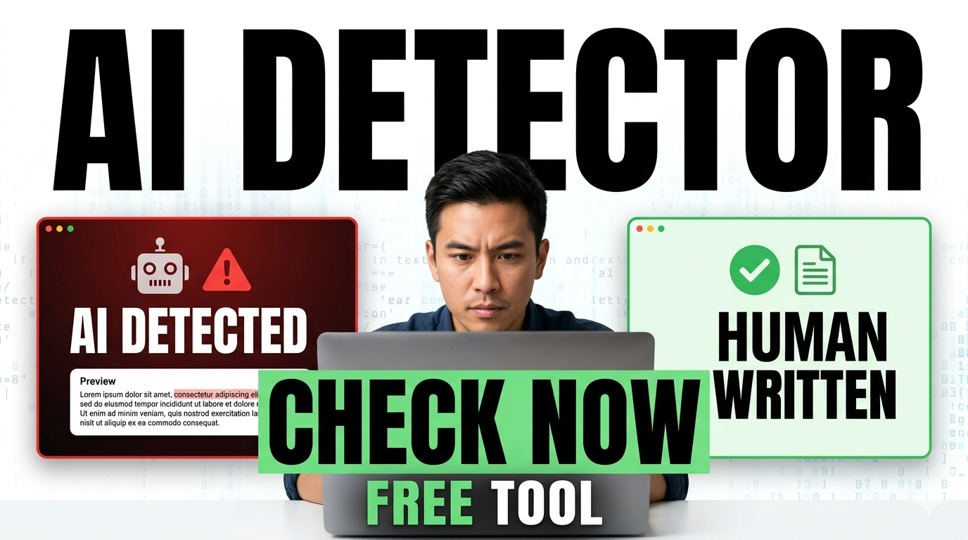 AI Content Detector — Free AI Checker for ChatGPT, GPT-4 & Gemini