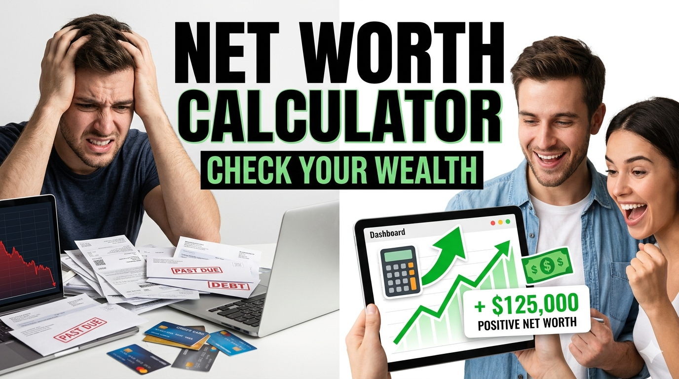 Quickly calculate your net worth, total assets, and liabilities with this simple financial calculator. Find out where you really stand financially.